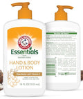 Arm And Hammer Essentials Hand & Body Lotion For Women And Men With Vitamin E 18Oz Shea Butter Moisturizing Lotion For Dry Skin Softness And Hydration