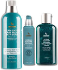 Abundant Natural Health Ocean Soothe Ultimate Bath Bundle with Highly Concentrated Pure Magnesium Salts and Lavender Oil to Help Relieve Problematic and Dry Skin, Safe for Sensitive Skin