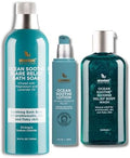 Abundant Natural Health Ocean Soothe Ultimate Bath Bundle with Highly Concentrated Pure Magnesium Salts and Lavender Oil to Help Relieve Problematic and Dry Skin, Safe for Sensitive Skin