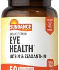 Sundance Lutein And Zeaxanthin Supplement 50 Softgels For Eye Health Nongmo And Gluten Formula