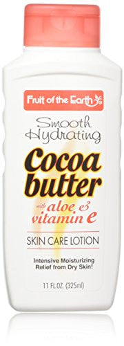 Fruit Of The Earth Smooth Hydrating Cocoa Butter With Aloe & Vitamin E Skin Care Lotion 16 Oz