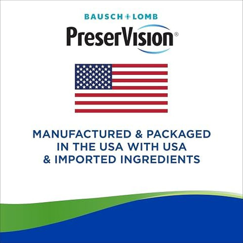 Preservision Areds 2 + Multivitamin #1 Eye Doctor Recommended Brand 2In1 Eye Vitamin With Lutein Zeaxanthin Zinc And Vitamin C D & E 100 Softgels