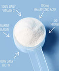 Collagen For Her - Marine Collagen Beauty Blend - Hydrolyzed Collagen Protein Powder Hyaluronic Acid Biotin Vitamin C Hair Skin Nail Supplement For Women (30 Servings)