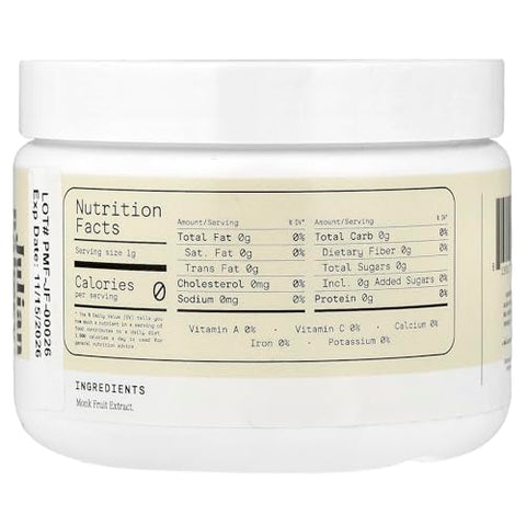 Julian Bakery Pure Monk | v25% Monk Fruit Extract | Sweetener | Sugar Free | 3.5oz | 100 Servings