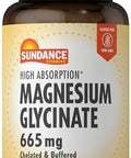 Sundance Magnesium Glycinate Capsules 665 mg 50 Quick Release Pills NonGMO and Gluten Supplement