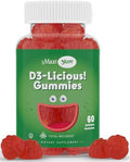 Maxi Health Kosher Vitamin D Gummies 1000 Iu (25 Mcg) Vegan Gluten Supports Bone Teeth Immune Health For Adults & Kids Promotes Calcium Absorption Kosher Gummies For Women & Men
