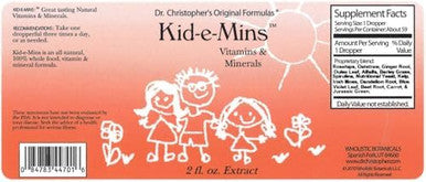 Christopher'S Original Formulas Kidemins Vitamins & Minerals Natural Orange Flavor Kids Liquid Multivitamin 2 Oz