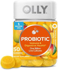 Olly Probiotic Gummy Immune And Digestive Support 1 Billion Cfus Chewable Probiotic Supplement Mango 25 Day Supply 50 Count