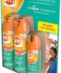 Off Family Care Insect Repellent Smooth & Dry Travel Aerosol Sprays 6 Oz. 2.5 Oz