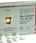 Pharma Nord Bio-Calcium + D3 + K1 + K2 60 Tablets (Pack of 2)