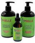 Mielle Organics Rosemary Mint Organics Infused With Biotin And Encourages Growth Hair Products For Stronger And Healthier Hair And Styling Bundle Set 3 Pcs