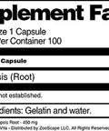 Terravita Codonopsis Root - 450 Mg (100 Capsules, Zin: 516591) - 2 Pack