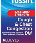 Diabetic Tussin Dm Maximum Strength Cough And Chest Congestion Relief Liquid Cough Syrup Safe For Diabetics Berry Flavored 4 Fl Oz (Pack Of 1)