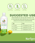Maryruth'S Maryruth Organics Extra Strength Nighttime Liquid Multimineral Sugar Free Calm Magnesium Citrate No Melatonin Calcium Magnesium Zinc Muscle Relaxation Lemonade Flavor Vegan 32 Serving