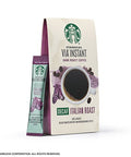 Starbucks VIA Instant Coffee, Decaf Italian Roast, 7 Count