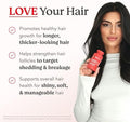 HAIRtamin Hair Vitamins with Biotin Vegan Capsules