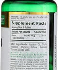 Nature's Bounty Biotin 10000 Mcg Ultra Strength Rapid Release Liquid Softgels 120 Ea Pack Of 2