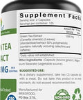 Brieofood Green Tea Extract 1000 Mg Per Serving (Min 50% Polyphenols) - 250 Capsules - 3Rd Party Lab Tested For Purity & Quality