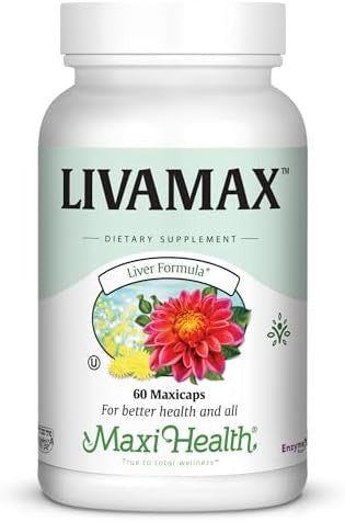 Maxi Health Livamax Liver Formula With Milk Thistle And Dandelion Root 60 Capsules Kosher Qliv