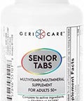 Gericare Senior Tab 50+ Multivitamin And Minerals Tablets - Immune Support - Age-Defying Nutrition, 100 Count (Pack Of 2)