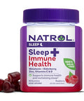 Natrol Sleep Immune Health Gummy Sleep Aid & Immunity Support Elderberry Vitamins C D And Zinc Drug Free 50 Berry Flavored Gummies (Packaging May Vary)