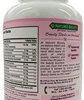 Nature's Bounty Hair Skin and Nails 5000 mcg of Biotin - 250 Coated Softgels Regular & Extra Strength