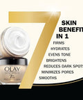 Olay Total Effects Anti-Aging Night Firming Cream & Face Moisturizer With Vitamin C & E 1.7 Fluid Ounce