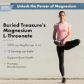 Buried Treasure Magtein 2 Oz. 15 Doses Brain Health Magnesium Lthreonate For Enhanced Memory And Sleep
