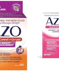 Azo Bladder Control With Goless & Weight Management Dietary Supplement & Dual Protection Urinary + Vaginal Support