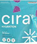 Cira Hydration Electrolytes Packets Electrolyte Powder Naturally Flavoured & Sweetened W Stevia Onthego Hydration Packets W Himalayan Salt Magnesium Potassium Very Grapeful 20 Servings