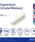 Pure Encapsulations Mag citrate/malate 120 mg 90 vcaps