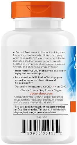 Doctor'S Best High Absorp Co Q 10 W/Bio 400Mg 60 Veggie Caps
