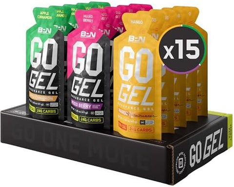Bare Performance Nutrition Bpn Go Gel Endurance 24G Of Carbohydrates & 100 Calories Per Pack Vegan + Gluten Running Gel 10 Singleserving Packs Apple Cinnamon