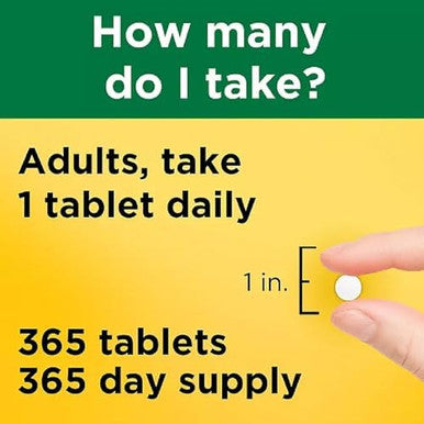 Nature Made Iron 65 Mg (From Ferrous Sulfate) Tablets For Red Blood Cell Formation (365 Ct.).