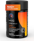 Mitoq Nad+ Dual Action Supplement With Clinically Studied Niacin (Niacinamide) Nicotinamide Riboside (Nr) Resveratrol & Pqq Boosts Nad+ Energy Focus & Healthy Aging 60 Capsules