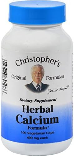 Christopher'S Original Formulas Herbal Calcium Natural Bone Support 100 Caps Pack Of 1