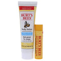Burts Bees Hive Favorites Kit - Beeswax Unisex 0.15Oz Beeswax Lip Balm With Vitamin E And Peppermint 1Oz Body Lotion With Milk Honey 2 Pc Multi-Colored
