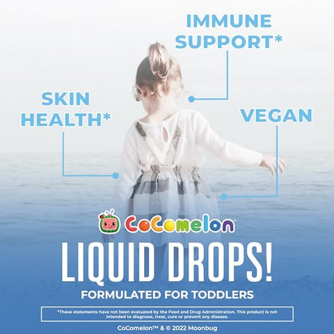 Maryruth'S Maryruth Organics Cocomelon Toddler Liquid Zinc Sugar Free Usda Organic Kids Zinc Sulfate For Ages 1-3 Immune Support Supplement For Children Vegan Non-Gmo Gluten Free 1 Fl Oz