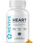 Revive Md Health Supplements 90 Veggie Capsules - Coq10 Supplement Supports Heart Muscle Function - Coenzyme Q10 200Mg Promotes Healthy Flow - Vegan-Friendly & Gluten-Free (30 Servings)
