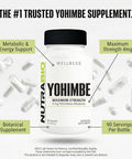 Nutrabio Yohimbe Bark Extract Supplement For Men And Women 4Mg 90 Vegetable Capsules