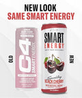 C4 Smart Energy Drink Ã¢â‚¬â€œ Boost Focus and Energy with Zero Sugar, Natural Energy, and Nootropics - 200mg Caffeine - Black Cherry (12oz Pack of 12)