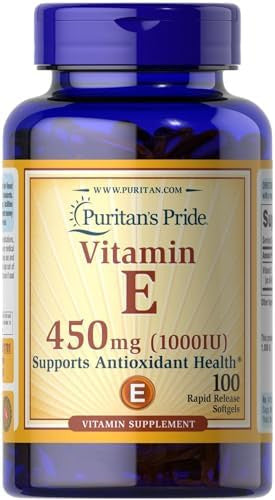 Puritan'S Pride Vitamin E 450 Mg Supports Immune Function Capsule 100 Count