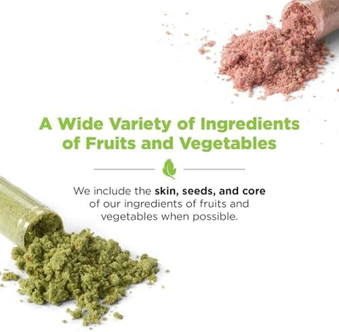 Balance of Nature Fruits and Veggies Supplements Whole Fruit and Vegetable Ingredients for Women Men and Kids 90 Fruits Capsules 90 Veggies Capsules 1 Set