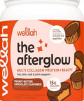 Wellah The Afterglow Multi Collagen Protein Beauty (Peanut Butter Chocolate Flavored) 30 Servings