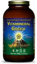 HealthForce SuperFoods Vitamineral Green Powder - 500 Grams - All Natural Green Superfood Complex with Vitamins, Minerals, Amino Acids & Protein - Organic, Vegan, Gluten Free - 50 Servings