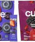 Cure Hydration Plantbased Electrolyte Drink Mix Energy & Dehydration Bundle No Sugar Coconut Water 100Mg Caffeine Nongmo Vegan 14Pack Each: Acai Berry & Berry Pomegranate