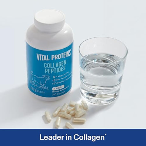 Vital Proteins Collagen Peptides Capsules For Women Collagen Supplement 360 Capsules