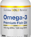 California Gold Nutrition Omega3 Premium Fish Oil By California Gold Nutrition Concentrated Formula With Epa & Dha Support For Optimal Lipid Profile Gluten 100 Fish Gelatin Softgels 2 Pack