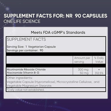 Ageless Nad+ Supplement - Nicotinamide Riboside Supplement For Healthy Aging And Cognitive Function - Promotes Endurance And Energy - 90 Count