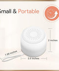 Splenpaw Portable & Mini Rechargeable White Noise Machine With 22 Soothing Sounds 3 Timer Options Memory Function For Baby Kids Adults Use For Travel Camping Home Nursery & Office